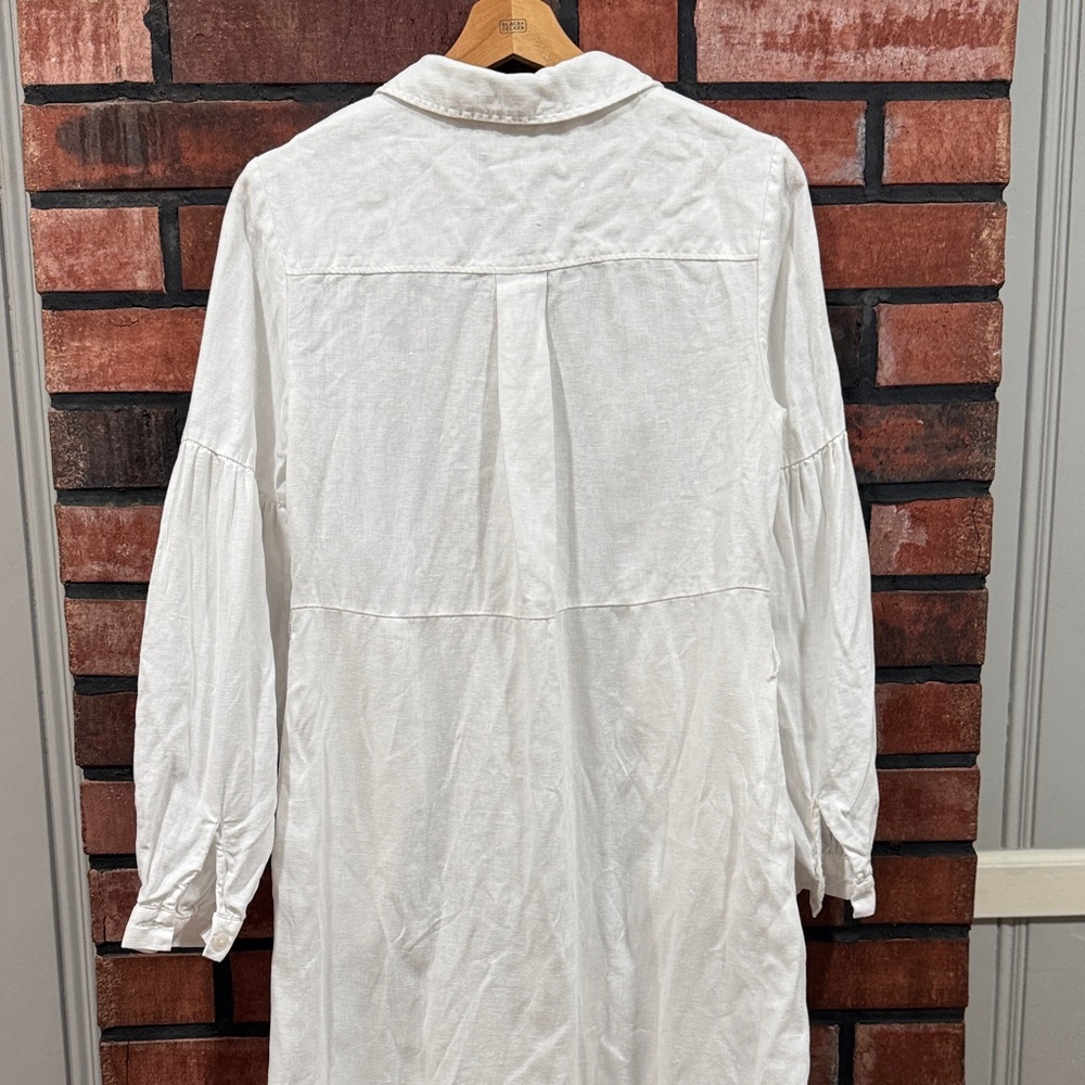 Boden White Button-Down Dress - Picture 7 of 13